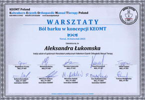 Ból barku w koncepcji KEOMT